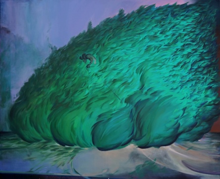 《自由树》 210×170cm 布面油画 2020
《自由树》 210×170cm 布面油画 2020