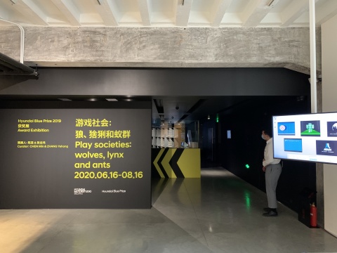 “游戏社会:狼、猞猁和蚁群”展览现场
“游戏社会:狼、猞猁和蚁群”展览现场