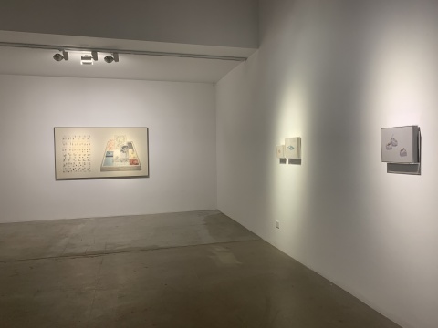 张小黎在TONG画廊，以盒中“黎界”刻画微观世界