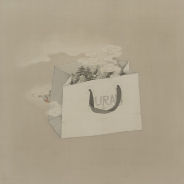 《怀古》 55×55cm 绢本 2019
