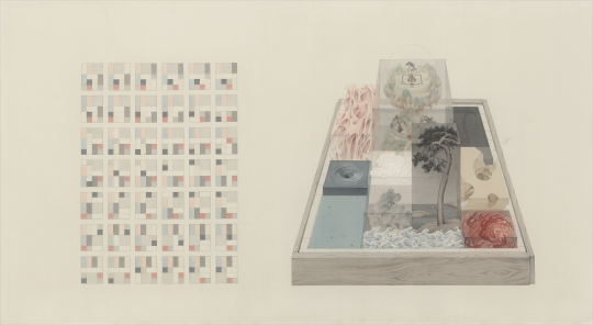《华容道》 130x220cm 绢本 2020&nbsp;
