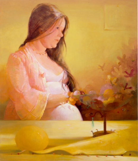丽莎·尤斯卡瓦格(Lisa Yuskavage) 《早晨》 177.8×152.4cm 亚麻布油彩 2004-2005
图片来源:David Zwirner画廊
丽莎·尤斯卡瓦格(Lisa Yuskavage) 《早晨》 177.8×152.4cm 亚麻布油彩 2004-2005
图片来源:David Zwirner画廊