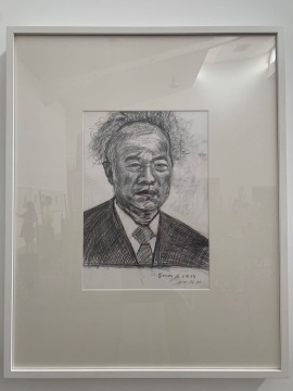 崔灿灿画的王庆松
崔灿灿画的王庆松