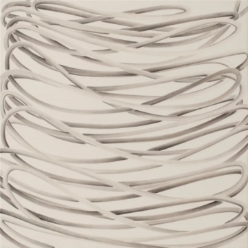 《201508005》 100x100cm 丝绸、尾气灰 2015
《201508005》 100x100cm 丝绸、尾气灰 2015