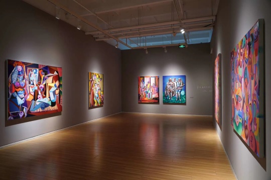 “梁曼勇:在忧郁的山坡上”,玉兰堂展览现场
“梁曼勇:在忧郁的山坡上”,玉兰堂展览现场