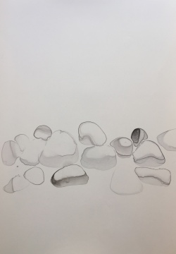 《法常师父,晚安》 45x31.5cm 纸上丙烯 2016
《法常师父,晚安》 45x31.5cm 纸上丙烯 2016