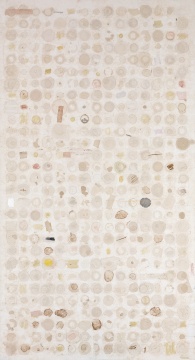 梁铨 《茶和一点点咖啡之二》 183×100cm 茶色墨 宣纸 裱贴于亚麻布 2007
梁铨 《茶和一点点咖啡之二》 183×100cm 茶色墨 宣纸 裱贴于亚麻布 2007
