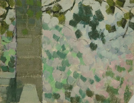马可鲁《丁香》25.4x19.4cm 纸本油画 1975
马可鲁《丁香》25.4x19.4cm 纸本油画 1975