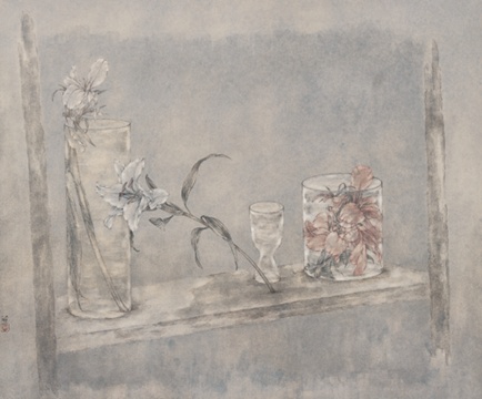雷苗 《搁物架二 》85.5x71.5cm 纸本设色 2010
雷苗 《搁物架二 》85.5x71.5cm 纸本设色 2010