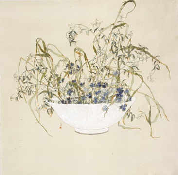 李璋《草本-2》 121×121cm 纸本设色 2009年
李璋《草本-2》 121×121cm 纸本设色 2009年