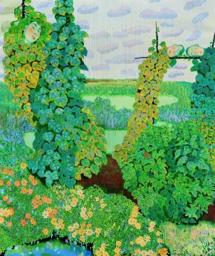 管赛梅《树叶的心情》200x170cm 布面油画
管赛梅《树叶的心情》200x170cm 布面油画