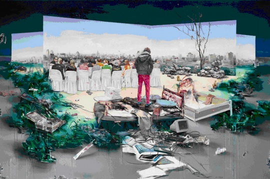 李昌龙 《次要角色》 200×300cm 2009
李昌龙 《次要角色》 200×300cm 2009