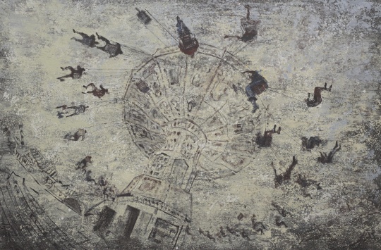 吉磊《学会虚度一生》 299x199.5cm 2009 布面油画
吉磊《学会虚度一生》 299x199.5cm 2009 布面油画