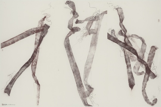 《箴象191212》 209×137cm 纸本水墨设色 2019
《箴象191212》 209×137cm 纸本水墨设色 2019