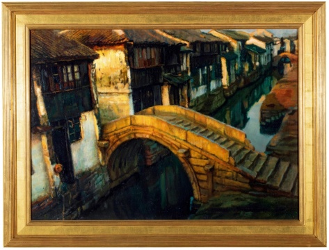 Lot838 陈逸飞 《金桥（苏州）》 76 × 107 cm 布面油画 1980年代
RMB ¥ 3,200,000 - 5,200,000
