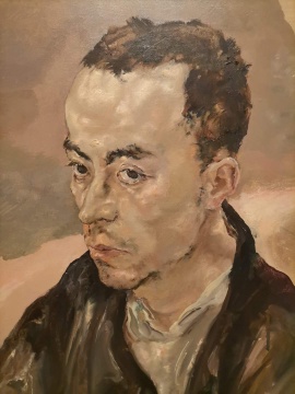 《青年郭力》局部 《青年郭力》局部