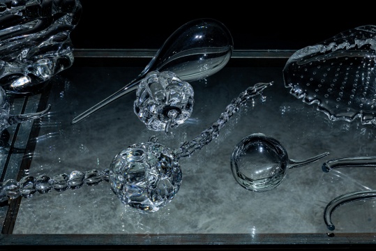 陈箴《水晶体内景观》(局部) 95x190x70cm 水晶、金属、玻璃 2000 © 法国图像及造型艺术著作人协会红砖美术馆展览现场图片由红砖美术馆提供 陈箴《水晶体内景观》(局部) 95x190x70cm 水晶、金属、玻璃 2000 © 法国图像及造型艺术著作人协会红砖美术馆展览现场图片由红砖美术馆提供