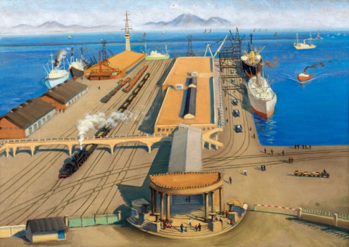 许幸之 《海港之晨》 44×61.5cm 木板 油画  1962
RMB 1,500,000-2,000,000
