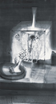 《花魂》85cmx150cm 纸本水墨 2010
《花魂》85cmx150cm 纸本水墨 2010