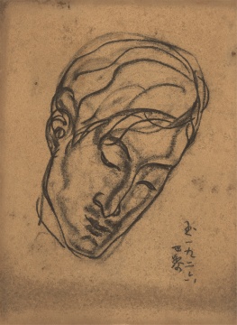 常玉《邵洵美》36.5×26.5cm 铅笔、碳笔纸本 1926年
