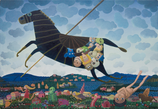 张弓 《启示录 No.7》 45 x 65 cm 布面油画 2020
张弓 《启示录 No.7》 45 x 65 cm 布面油画 2020