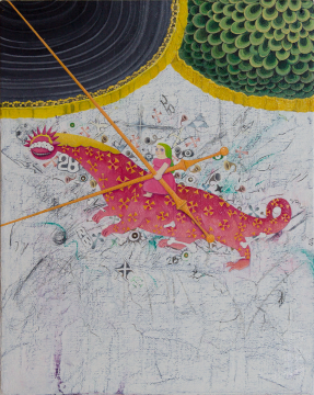 张弓 《启示录 No.6》 40 x 32 cm 布面油画 2020
张弓 《启示录 No.6》 40 x 32 cm 布面油画 2020