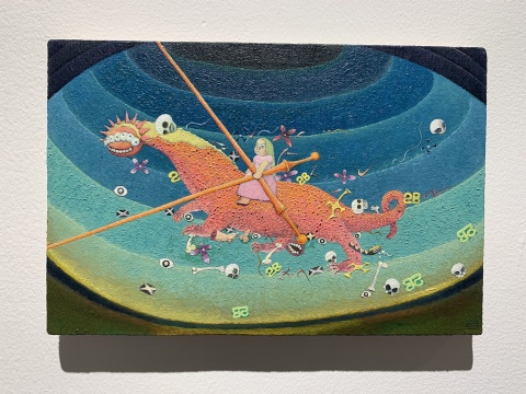 张弓 《启示录 No.1》 20 x 30 cm 布面油画 2020
张弓 《启示录 No.1》 20 x 30 cm 布面油画 2020