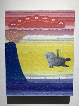 张弓 《启示录 No.3》 40 x 32 cm 布面油画 2020
张弓 《启示录 No.3》 40 x 32 cm 布面油画 2020