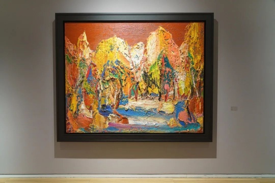 尹朝阳 《秋山赋》 2020 布面油画 160×200cm
尹朝阳 《秋山赋》 2020 布面油画 160×200cm