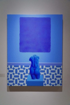 房培鑫 《艺术景观-克莱因蓝》 2020 布面丙烯&综合材料 130×100cm
房培鑫 《艺术景观-克莱因蓝》 2020 布面丙烯&综合材料 130×100cm