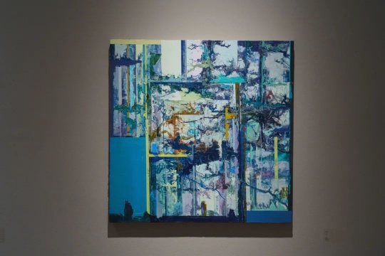 王源远 《幻林3》 2020 布面油画 80×80cm 王源远 《幻林3》 2020 布面油画 80×80cm