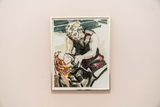《我疲倦的爱人(曼侬·莱斯科)》 双石手工纸独版版画 97.8 × 77.5 cm 2015 《我疲倦的爱人(曼侬·莱斯科)》 双石手工纸独版版画 97.8 × 77.5 cm 2015