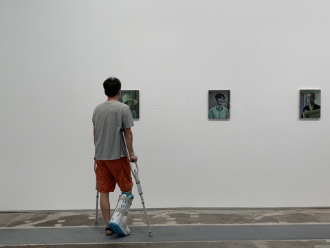 王一凡个展“王一凡和他的三个模特”,星空间展览现场
王一凡个展“王一凡和他的三个模特”,星空间展览现场