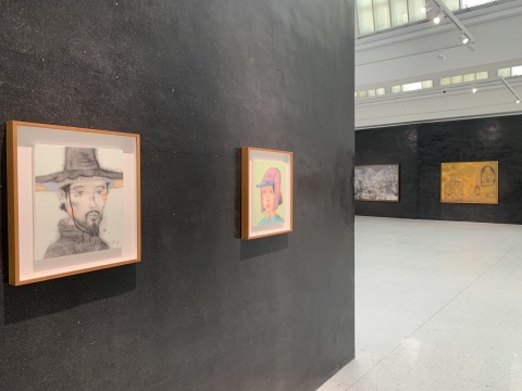 曾健勇作品,北京索卡展览现场
曾健勇作品,北京索卡展览现场