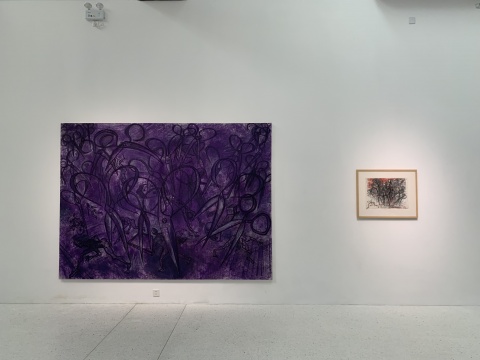 毛旭辉作品,北京索卡展览现场
毛旭辉作品,北京索卡展览现场