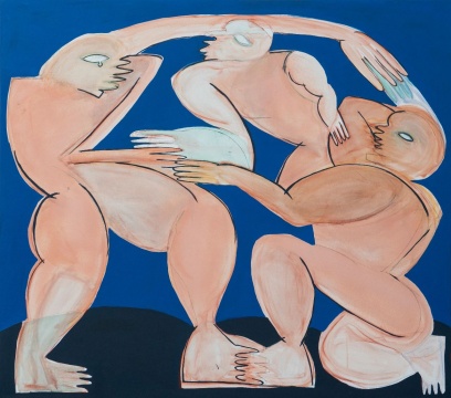 阿纳斯塔西亚·巴伊 《Round Dance》 200×220cm 布面油画 2020
阿纳斯塔西亚·巴伊 《Round Dance》 200×220cm 布面油画 2020
