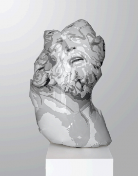 亚当·帕克·史密斯,《Laocoön》 160×41×23cm 树脂、钢、聚氨酯 2020
亚当·帕克·史密斯,《Laocoön》 160×41×23cm 树脂、钢、聚氨酯 2020