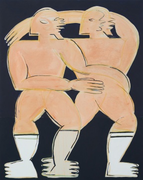 阿纳斯塔西娅·巴伊 《Pharroah》200x160 cm 布面油画 2020
阿纳斯塔西娅·巴伊 《Pharroah》200x160 cm 布面油画 2020