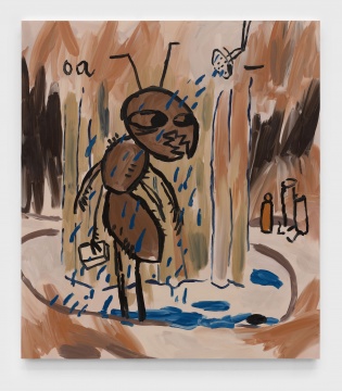 约书亚·纳塔森 《Shower》 175x155cm 布面油画 2020
约书亚·纳塔森 《Shower》 175x155cm 布面油画 2020
