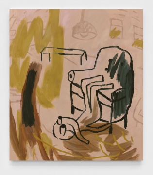 约书亚·纳塔森 《Stuck Inside》 175x155cm 布面油画 2020
约书亚·纳塔森 《Stuck Inside》 175x155cm 布面油画 2020