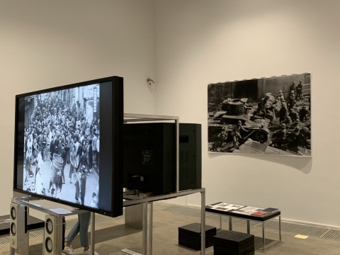 刘张铂泷作品展览现场
刘张铂泷作品展览现场