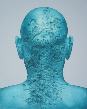 《残脑 No.1》 200cmX160cm 布面油画 2018
《残脑 No.1》 200cmX160cm 布面油画 2018