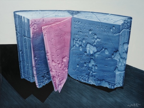 《残书》200cmX150cm 布面油画 2020
《残书》200cmX150cm 布面油画 2020