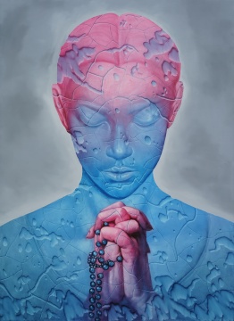 《庚子·祈祷》 150x110cm 布上油画 2020
《庚子·祈祷》 150x110cm 布上油画 2020