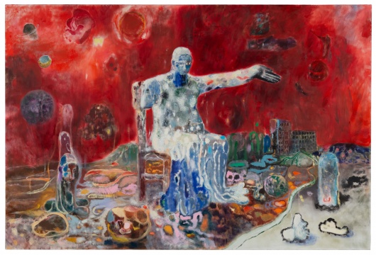 《赤》200×300cm 布面油画 2020 《赤》200×300cm 布面油画 2020