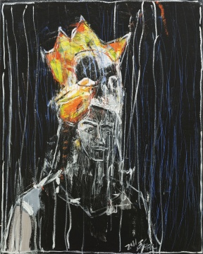 刘锋植 《无题》 100×80cm 布面油画 2011
刘锋植 《无题》 100×80cm 布面油画 2011