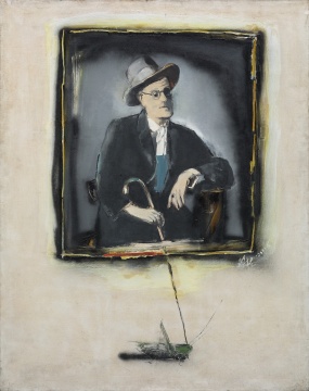 刘锋植 《乔伊斯》 180×145cm 布面油画 2006
刘锋植 《乔伊斯》 180×145cm 布面油画 2006
