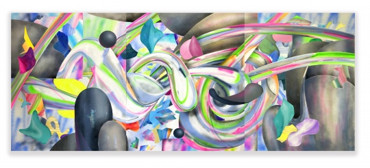 贺天琪 《风暴》360x160cm 布面丙烯 2019-2020
贺天琪 《风暴》360x160cm 布面丙烯 2019-2020