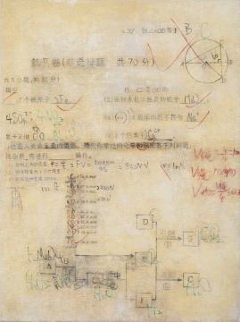 《无问对错》系列三 60 × 45cm 布面丙烯、油彩  2020
