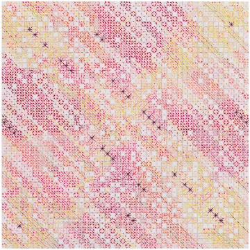 《十示 2020-12》 120 x 120cm 椴木板上综合媒介 2020
《十示 2020-12》 120 x 120cm 椴木板上综合媒介 2020